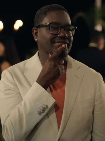 Lil Rel Howery Vacation Friends 2 White Suit