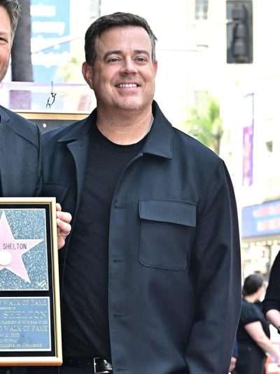 Carson Daly Hollywood Walk of Fame 2023 Black Jacket