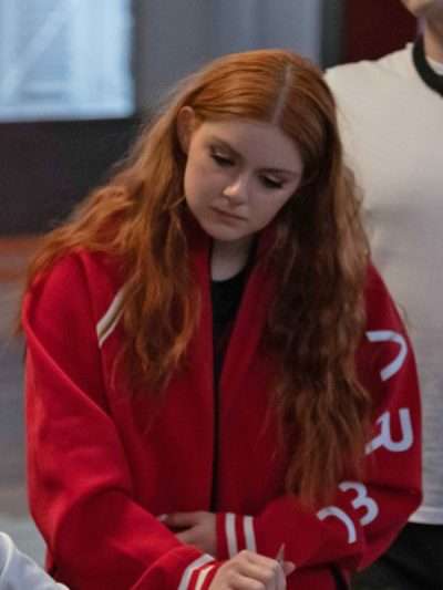 Ariel Winter Stars On Mars S01 Red Wool Jacket