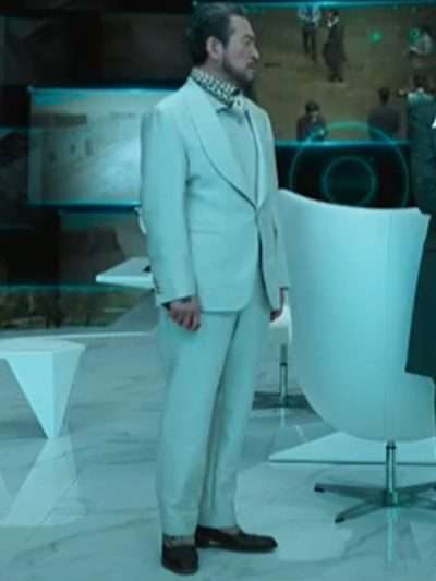 Black Knight S01 Chairman Ryu White Suit