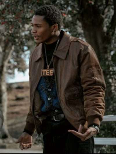 Da'Vinchi BMF Brown Leather Jacket