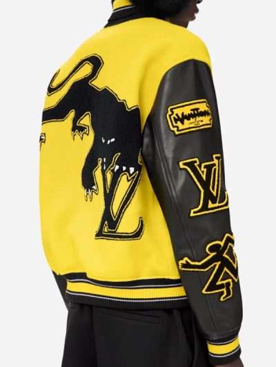 Black and Yellow Varsity Jacket
