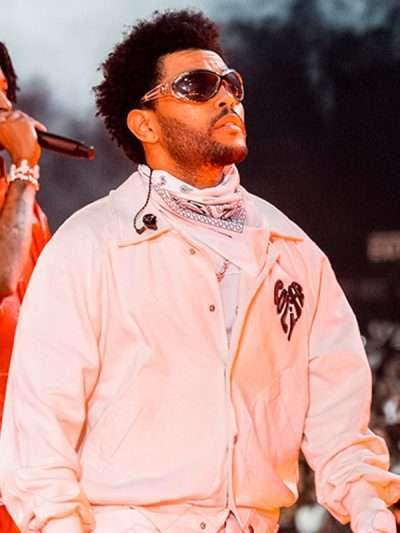 Coachella 2023 The Weeknd White Jacket