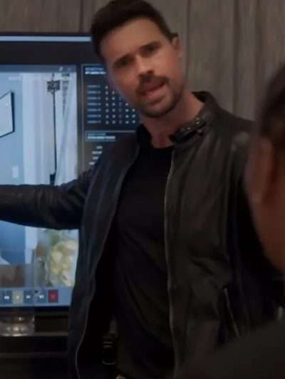 Brett Dalton Found S01 Black Leather Jacket