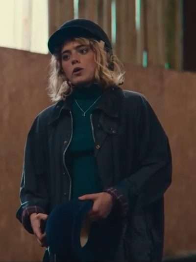 Jem Sex Education 2023 Blue Cotton Jacket
