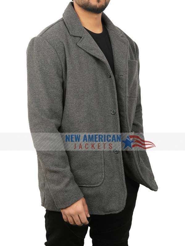 Jason Segel Jimmy Shrinking Grey Blazer