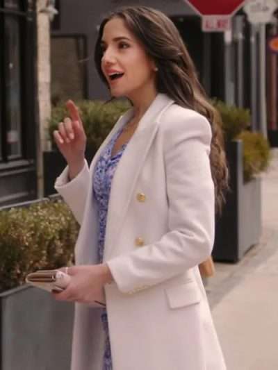 Paniz Zade Luckless In Love White Wool Coat