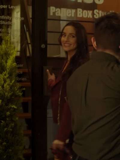 Winnie Rhodes Luckless in Love Brown Suede Leather Jacket