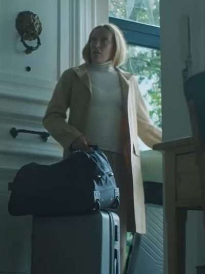 Toni Collette Mafia Mamma cotton Trench Coat