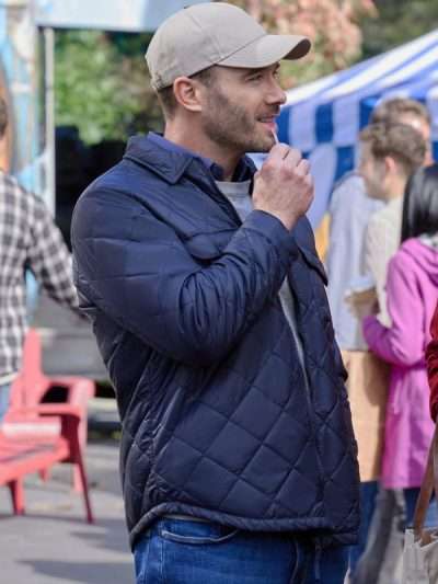 Luke Macfarlane Notes of Autumn 2023 Blue Jacket