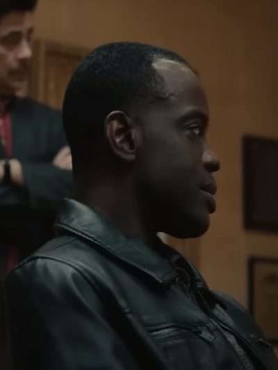 Ato Essandoh Reptile Leather Jacket
