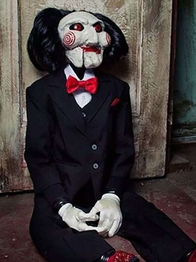 Saw X Billy the Puppet Black Costume Coat