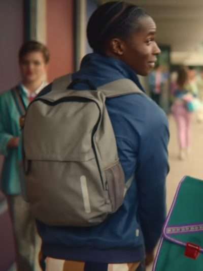 Jackson Marchetti Sex Education S04 Blue Bomber Jacket