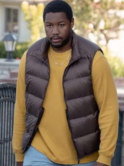 Sean Shrinking S01 Brown Puffer Vest