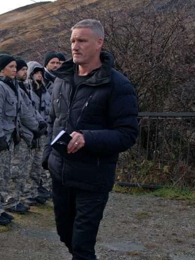 Billy Billingham Special Forces World's Toughest Test Black Puffer Jacket