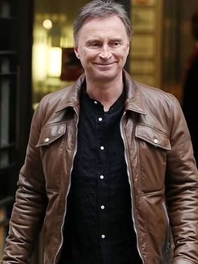 Robert Carlyle T2 Trainspotting Brown Leather Jacket