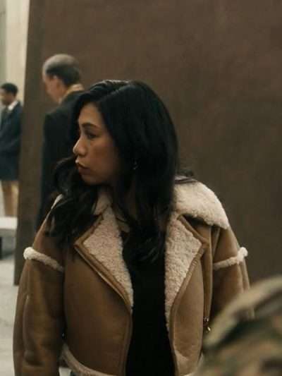 Melody Bayani The Equalizer S03 Shearling Leather Jacket