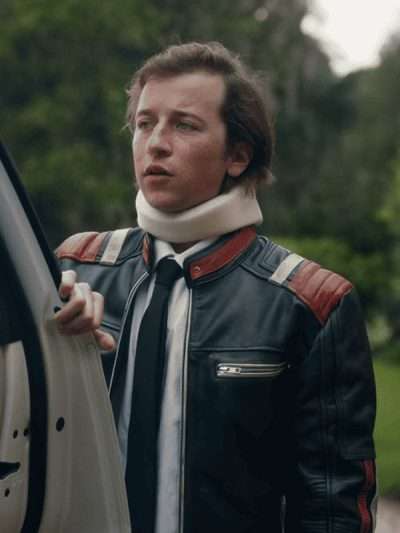 Gideon Gemstone The Righteous Gemstones S03 Black Leather Jacket