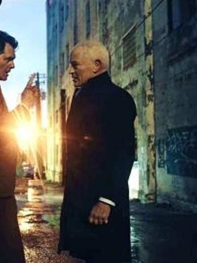 Neal McDonough The Shift 2023 Black Coat