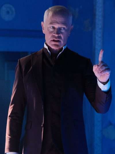 Neal McDonough The Shift 2023 Brown Blazer