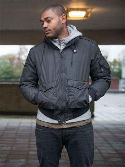 Kano Top Boy S04 Grey Bomber Jacket