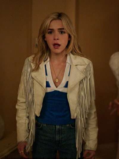 Kiernan Shipka Totally Killer 2023 Leather Jacket
