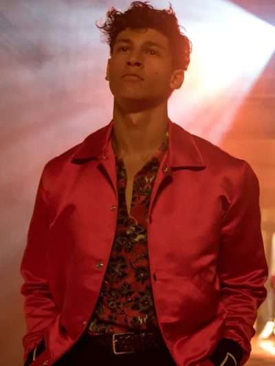 JC Warrior Nun S01 Red Bomber Jacket