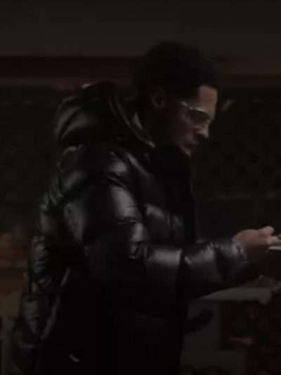 Isaiah Goosebumps S01 Black Puffer Hooded Jacket