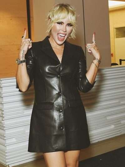 Nadine Crocker Desperation Road 2023 Leather Coat