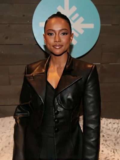 Karrueche Tran Divinity 2023 Leather Coat