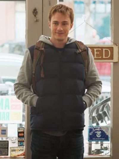 Drew Starkey The Other Zoey Blue Puffer Vest