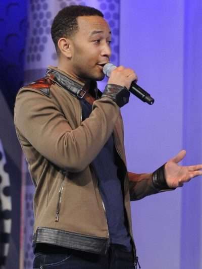 John Legend BET Studios Brown Jacket