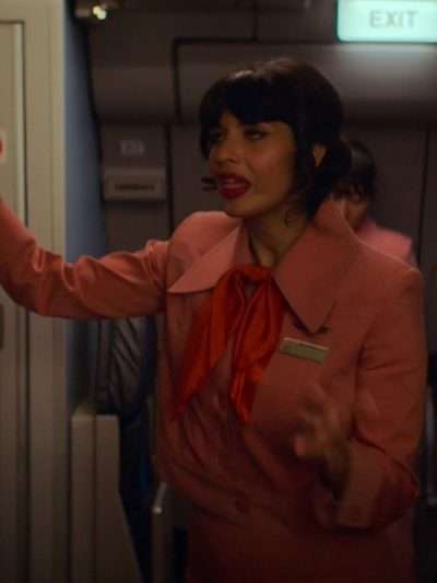 Jameela Jamil Love at First Sight Pink Jacket
