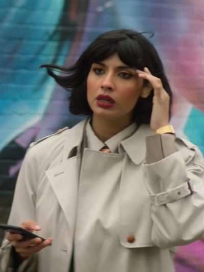 Jameela Jamil Love at First Sight 2023 Coat