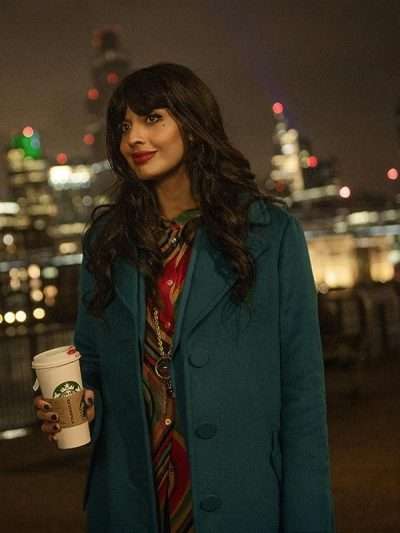 Jameela Jamil Love at First Sight Trench Coat