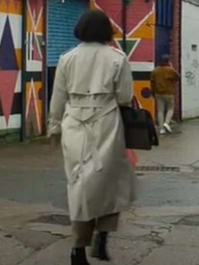 Jameela Jamil Love at First Sight 2023 Trench Cotton Coat