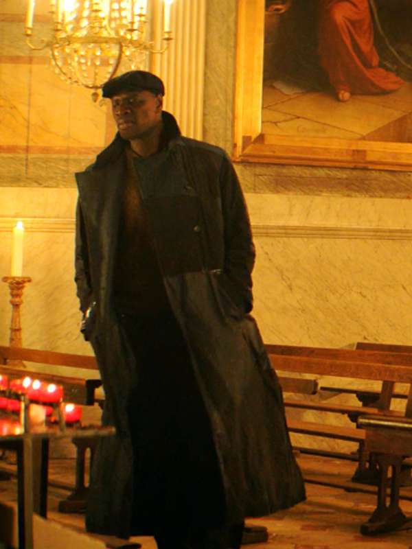 Lupin Season 03 Assane Trench Blue and Black Coat