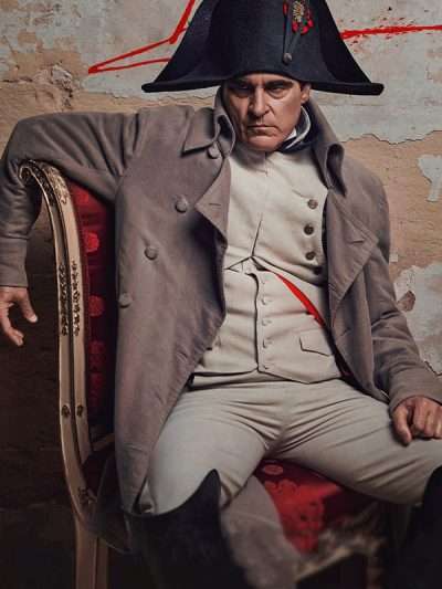 Joaquin Phoenix Napoleon 2023 Trench Coat
