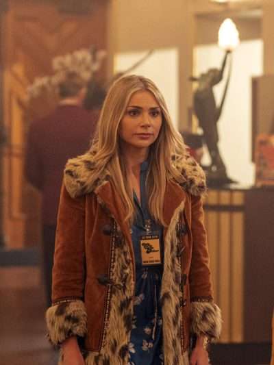 Jamie Farmer Quantum Leap Brown Shearling Jacket