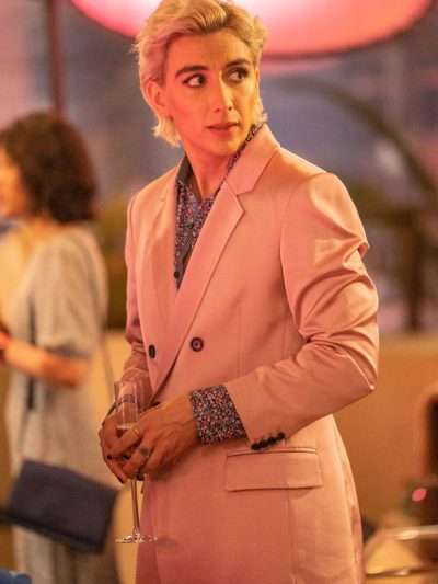 lan Wright Quantum Leap Pink Blazer