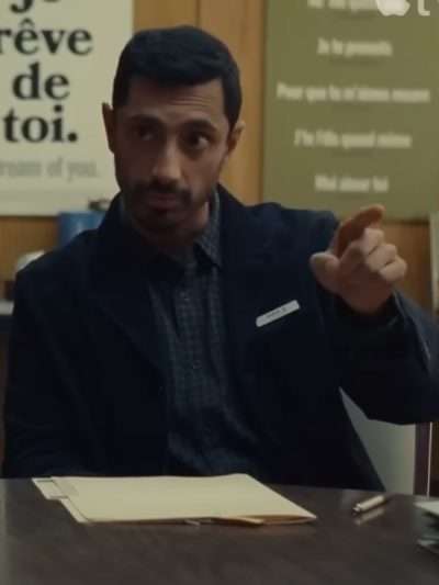 Fingernails 2023 Riz Ahmed Black Blazer