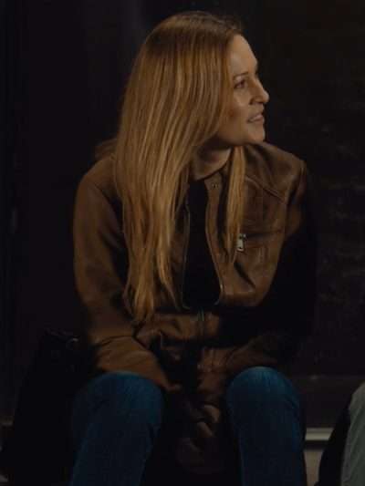 Laura Mohr Shoresy S02 Brown Leather Jacket