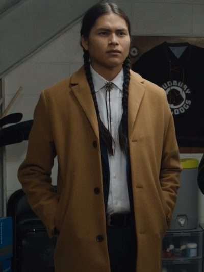 Shoresy S02 Sanguinet Brown Coat