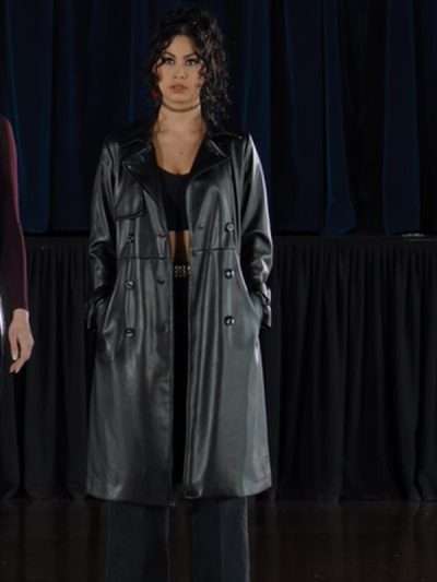 Shoresy S02 Ziigwan Black Leather Coat