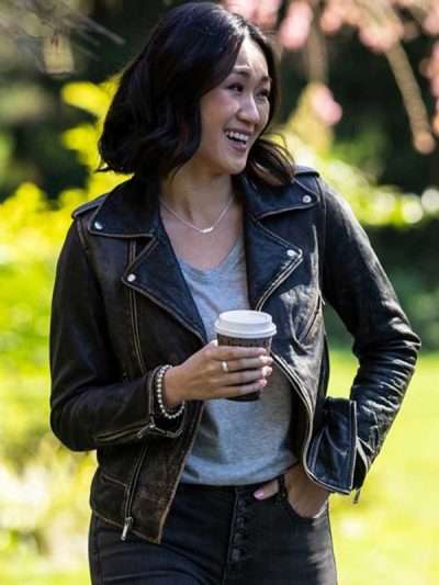Danni Wang Sight 2023 Leather Jacket