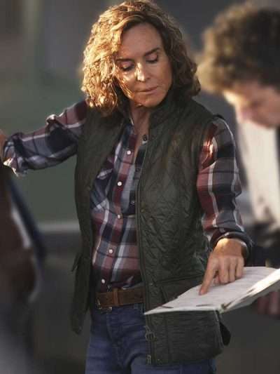 Fran Nicoletti The Company You Keep S01 Green Vest