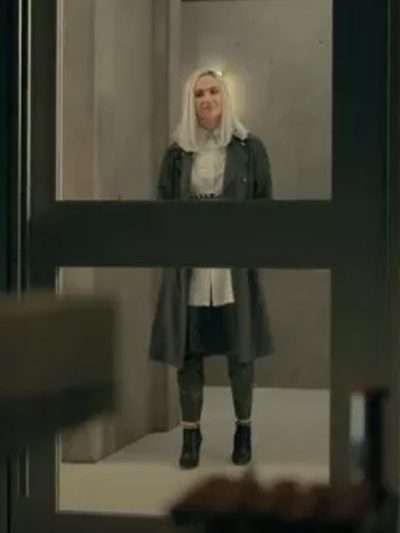 Camille L'Espanaye The Fall of the House of Usher Black Cotton Coat