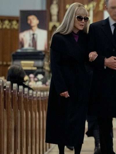 Madeline Usher The Fall of the House of Usher S01 Black Trench Coat