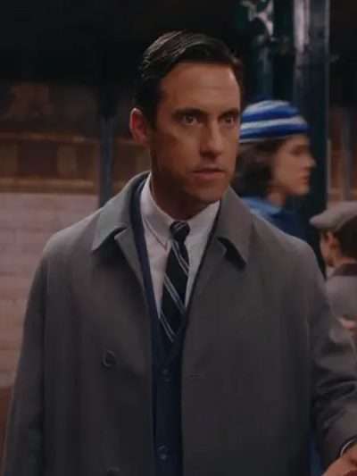 Milo Ventimiglia The Marvelous Mrs. Maisel 2023 Grey Coat