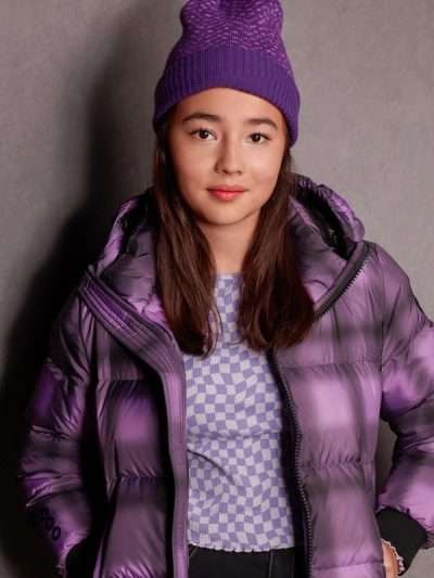 Imogen Cohen The Naughty Nine Purple Hooded Jacket